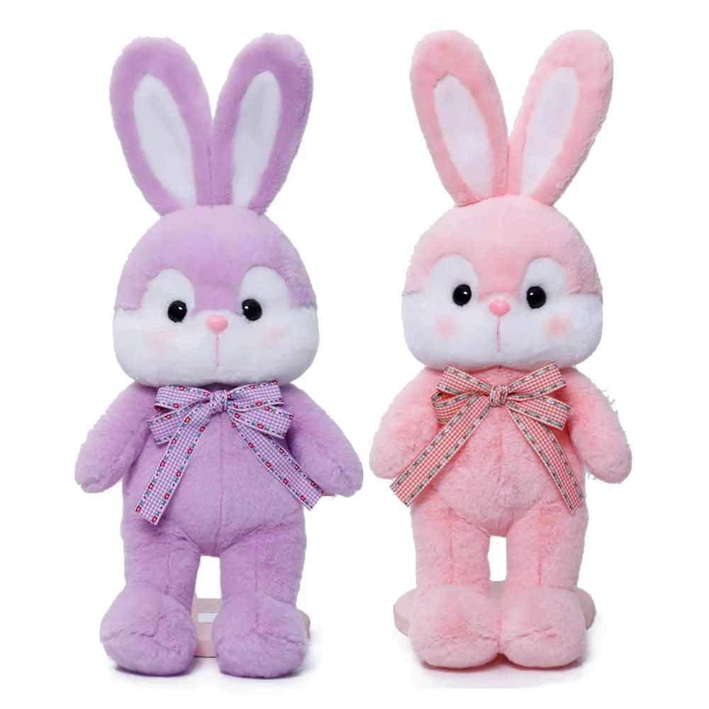 Meet EN71 Standard Cheap Plush Bunny with Pajamas Custom Cute Grey Soft Stuffed Japanese Rabbit Plush Toy