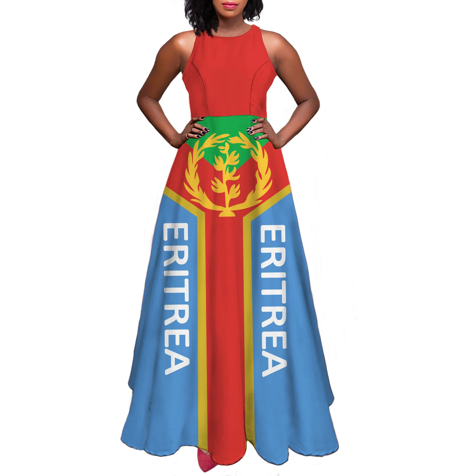 Traditional Eritrean Dress Flag Of Eritrea Women Shirts Long Dress ...