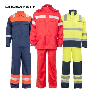 Arc Protection Anti Static Flame Retardant Work Clothing Supplier Safety Clothes Jacket Pant Work Suit