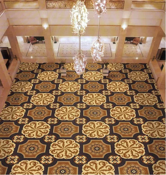 Carpet Factory New Design 100% Nylon Mosque Wall to Wall Luxury Muslim Mosque Prayer Carpet for  Mosque Prayer Carpet