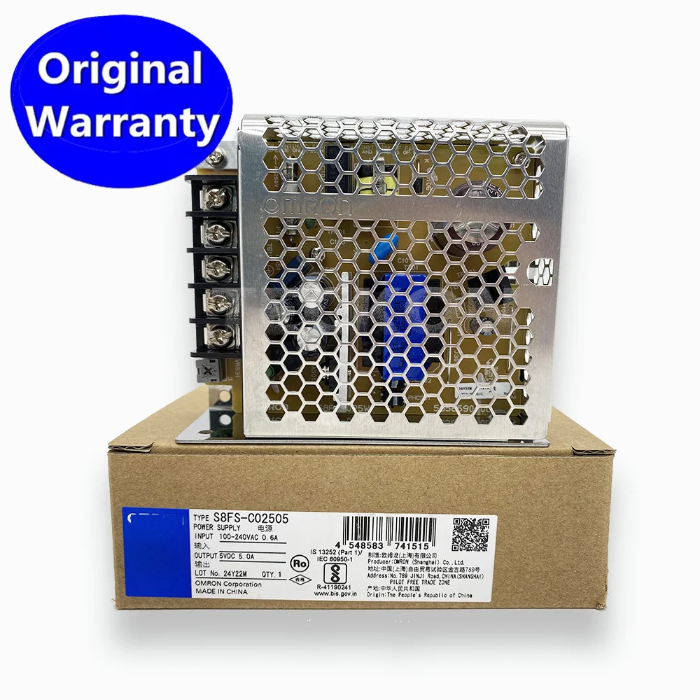 Ny original S8FS-C02505 bryter strømforsyning 25 W 5 A 5 V S8FS-C02505 bryter strømforsyning
