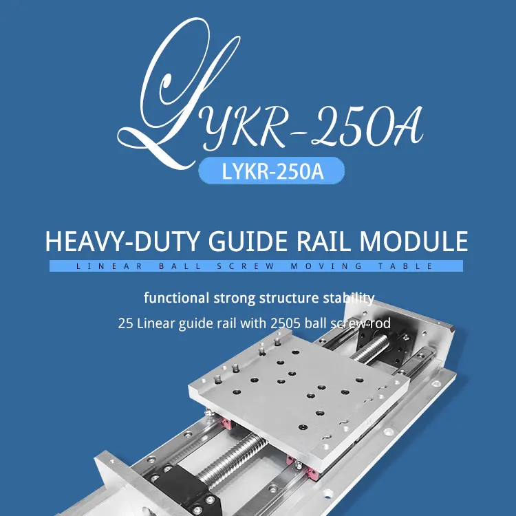 High Precision Heavy Duty Linear Slide 25mm Ball Screw Linear Guide ...