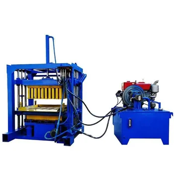 Automatic Hollow Block Making Machine Diesel Powered with engine  easy operation brick molding plants in Nigeria