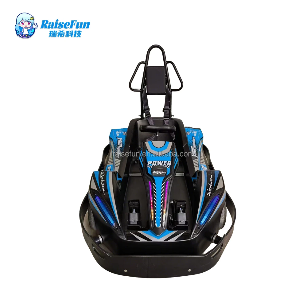 RaiseFun Parent-Child Go-Kart Battery Operated Remote Control Integrated System for Kids Adults Indoor Outdoor Amusement Center