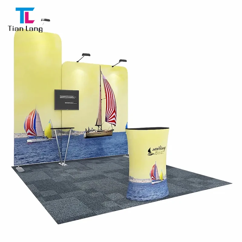 Tian Lang pasirinktinis logotipas 10'*8'\8*8'\20'*8' ft stiliažinis foto fonas iš dirbtinio audinio su stojumiu, skirtas prekybos parodoms ir fotografijai