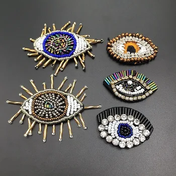 Toppe Cucito Fai Da Te Nifocc 10 Toppe Ricamate Luna E Stella | Termoadesive O Da Cucire | Per Jeans, Giacca E Zaini Toppe Decorazione Jeans - Foto 10