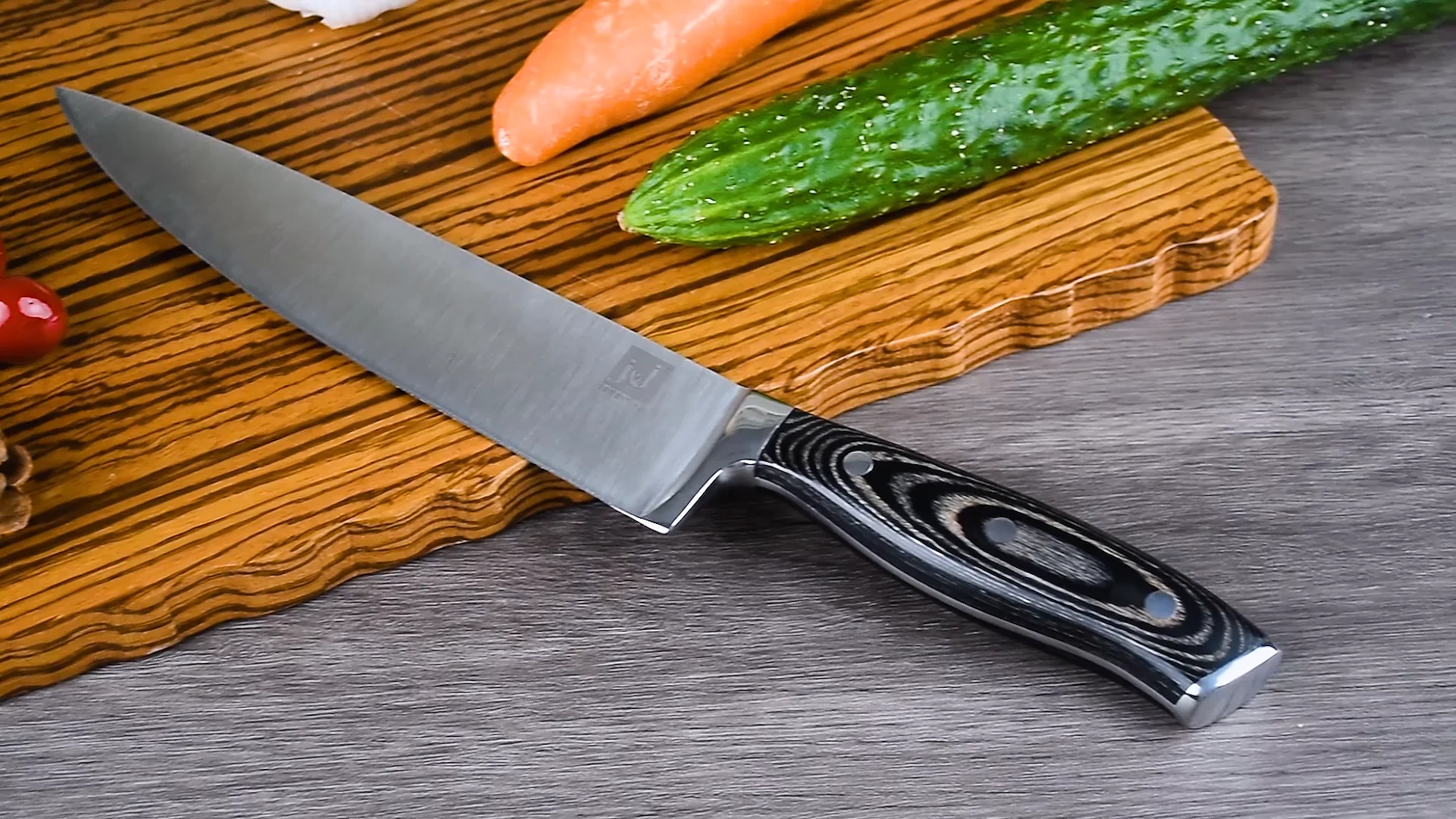 buy chef knife,8 inch professional pakka wood handle stainlsss