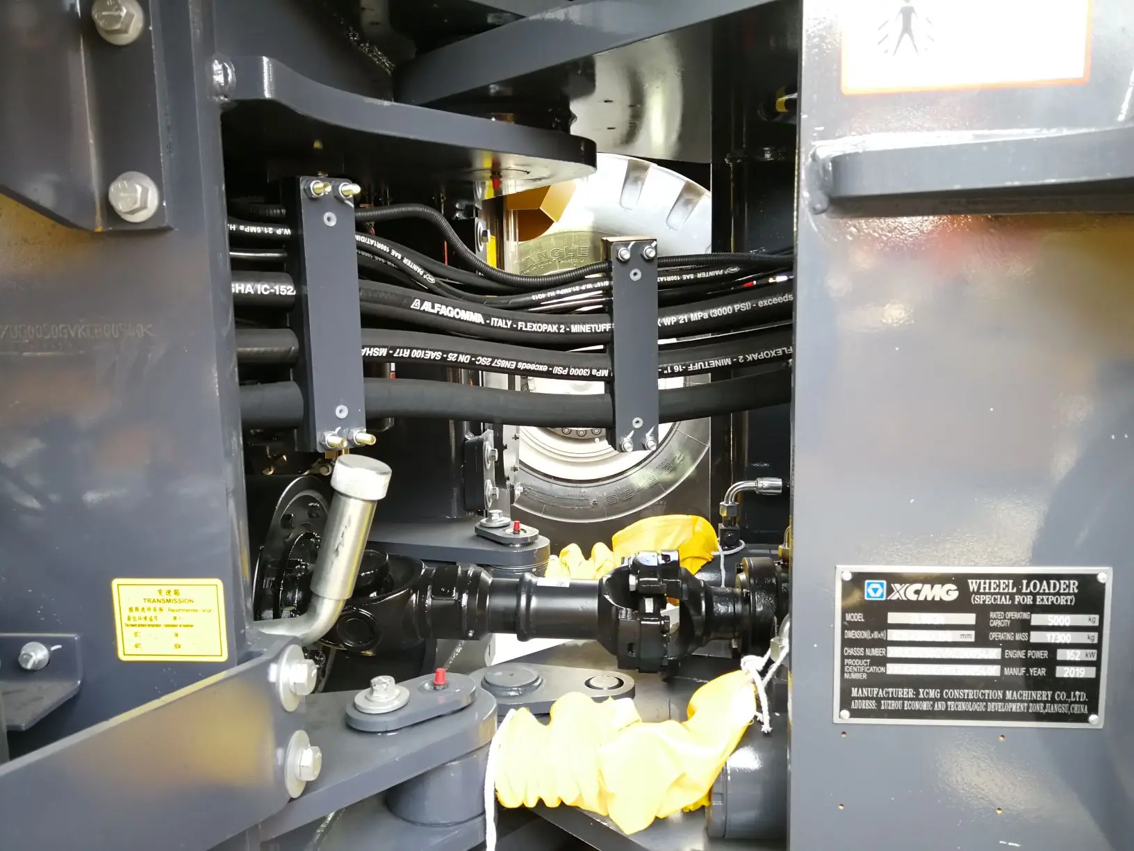5 Tons Used Compact Wheel Loader ZL50GN Used Front End Loader