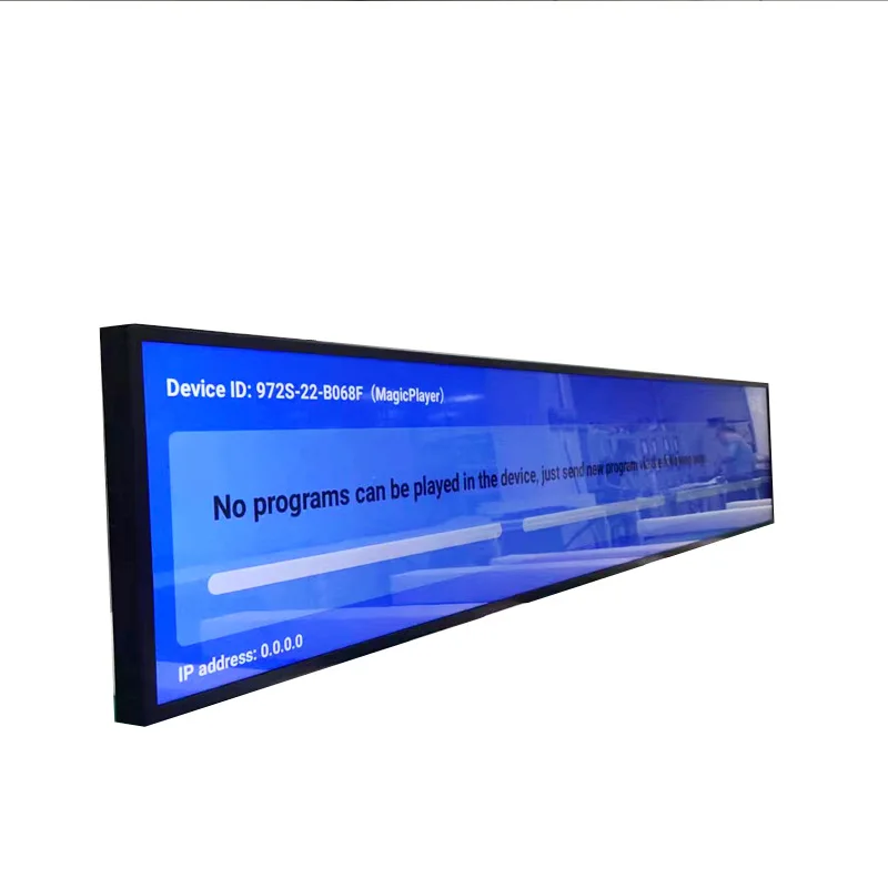 86 İnç genişletilmiş çubuk lcd tft 3840X600 DV860FBM-N10 dijital reklamcılık ve ekran LCD paneli LCD dış mekan reklamcılığı  