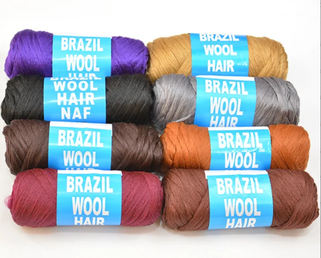 Brazilian Wool Hair Yarn For Jumbo Braiding Senegalese Twisting