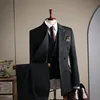 Black (suit vest pants)