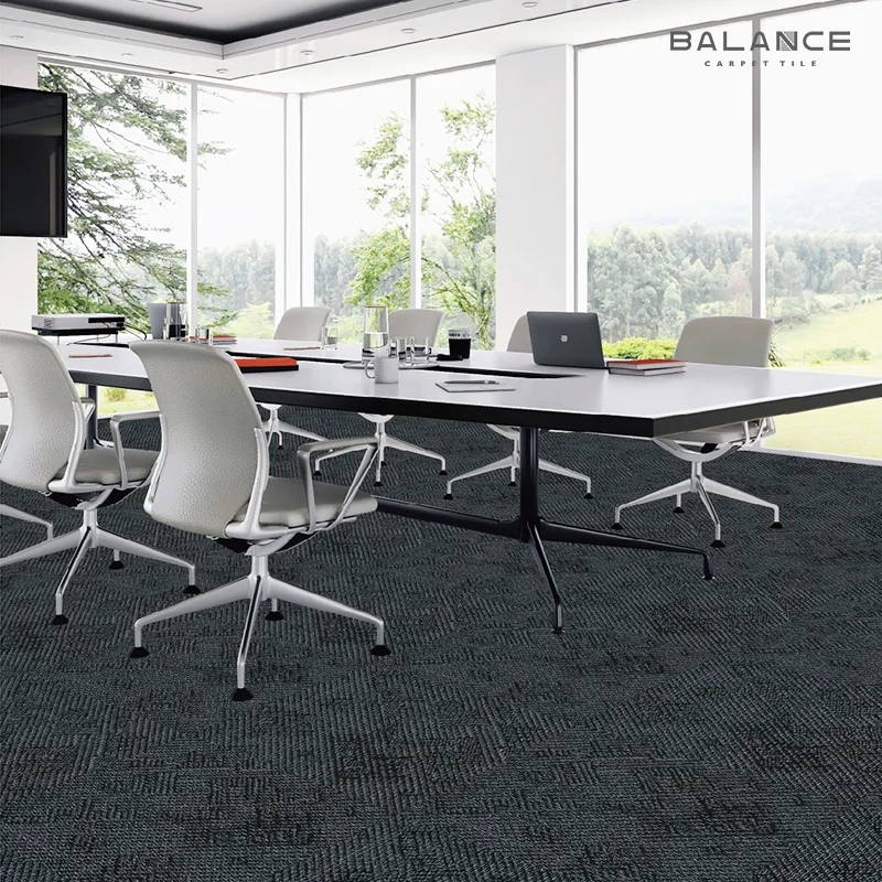 Modular Office Carpet Tiles 60x60 Pvc Backed For Durability - Buy ...