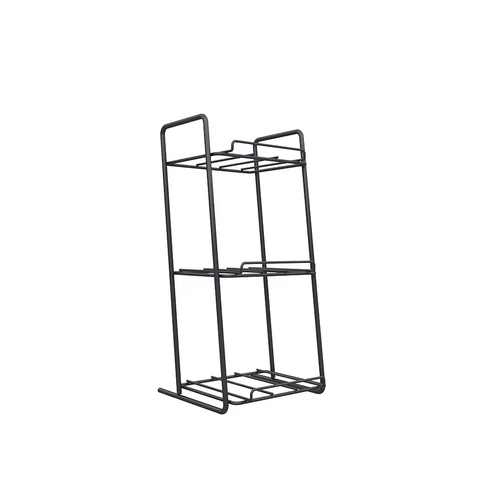 Tabletop Chocolate Bar Display Stand Small Display Racks Metal 3 Tiers Cashier Rack for Candy/Chocolate/Chewing Gum