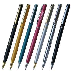 Factory Direct Supply Metal LOGO Pen Metal Advertising Pens Hotel Ballpoint Pen with Wholesale Price