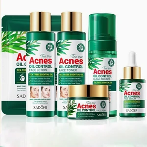 OEM SADOER Natural Organic 120ml Tea Tree Moisturizing Skin Toner Brightening Firming Softening Facial Skin Toner care set