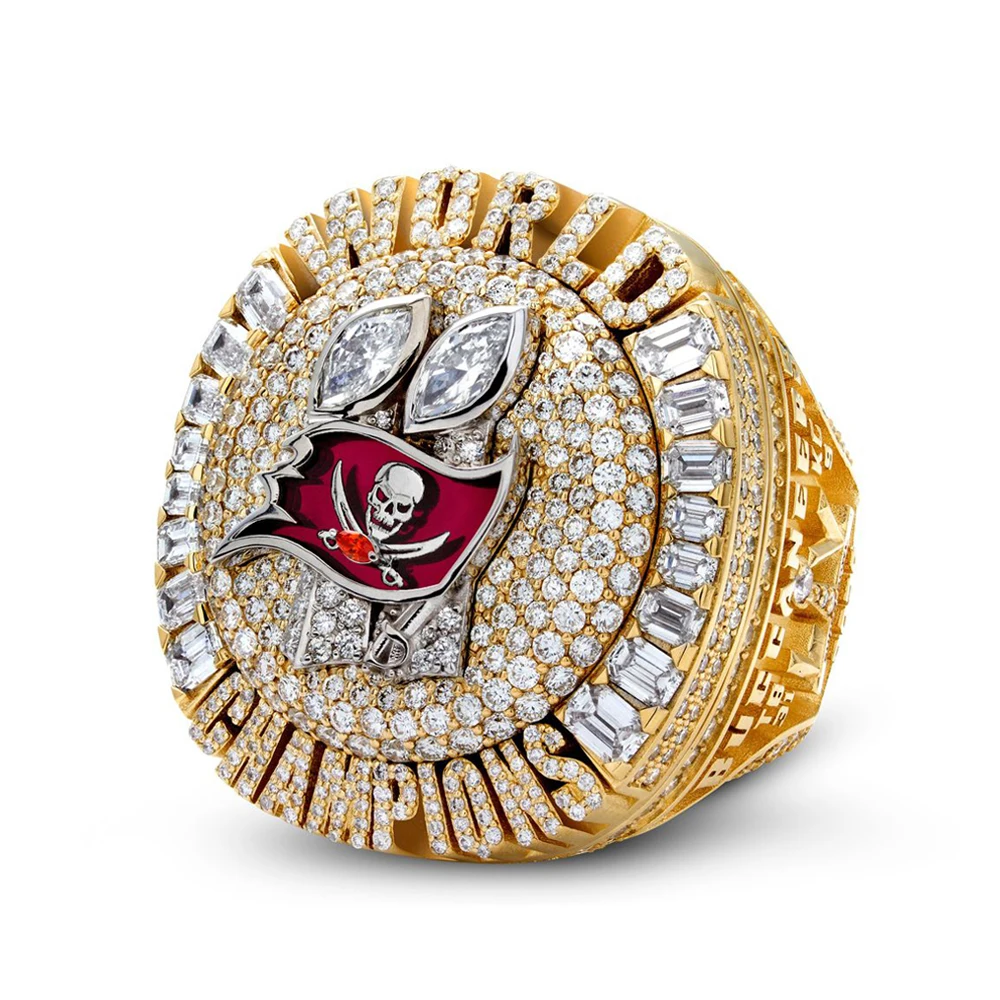 PROFESSIONAL CUSTOM NFL 2020 TAMPA BAY BUCCANEERS FOOTBALL CHAMPIONSHIP RING MEN'S JEWELRY TOM BRADY CHAMPIONS RING TITLE RING