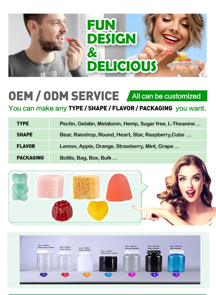 100 Vegan Herbal Extract Big Breast Enlargement Gummy Candies Plus