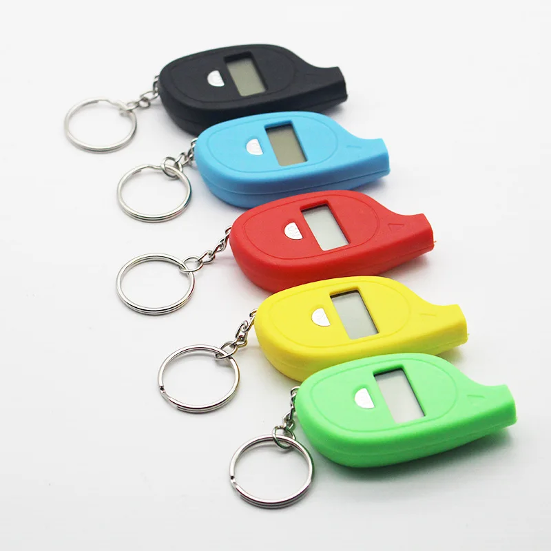 Mini Key Chain Portable Digital LCD PSI Tire Pressure Tester Wheel Air Pressure Gauge