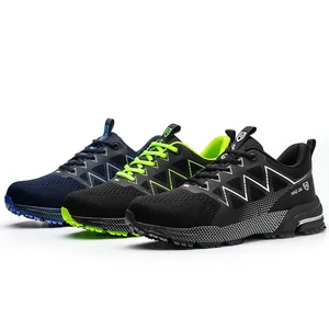 Zstep Safety Shoes Amazo Hot Selling EVA and Rubber Outsole Anti-slip Steel Toe Work Shoes Industry Construction