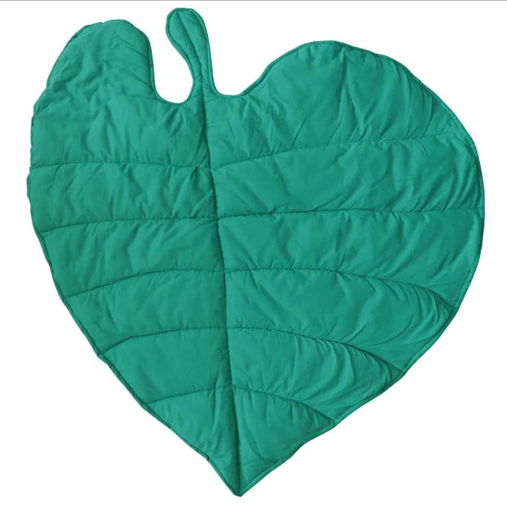 Детский хлопковый игровой коврик с листьями толстые коврики для ползания диаметром 110 младенцев детская