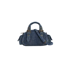 Customized Denim High Quality Ladies Small Shoulder Crossbody Bags Designer Purse and Handbags for Women