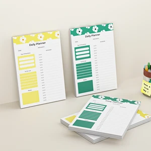 Customized Premium Weekly Task Planner 50 Sheets Printed Do-List Memo Note Pad Corporate Logo Gifting Checklist