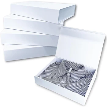 Small T Shirt Card Bord Paper Rigid Packing Gift Boxes T-Shirt Packaging Custom For Clothes Clothing Shirt Packaging Gift