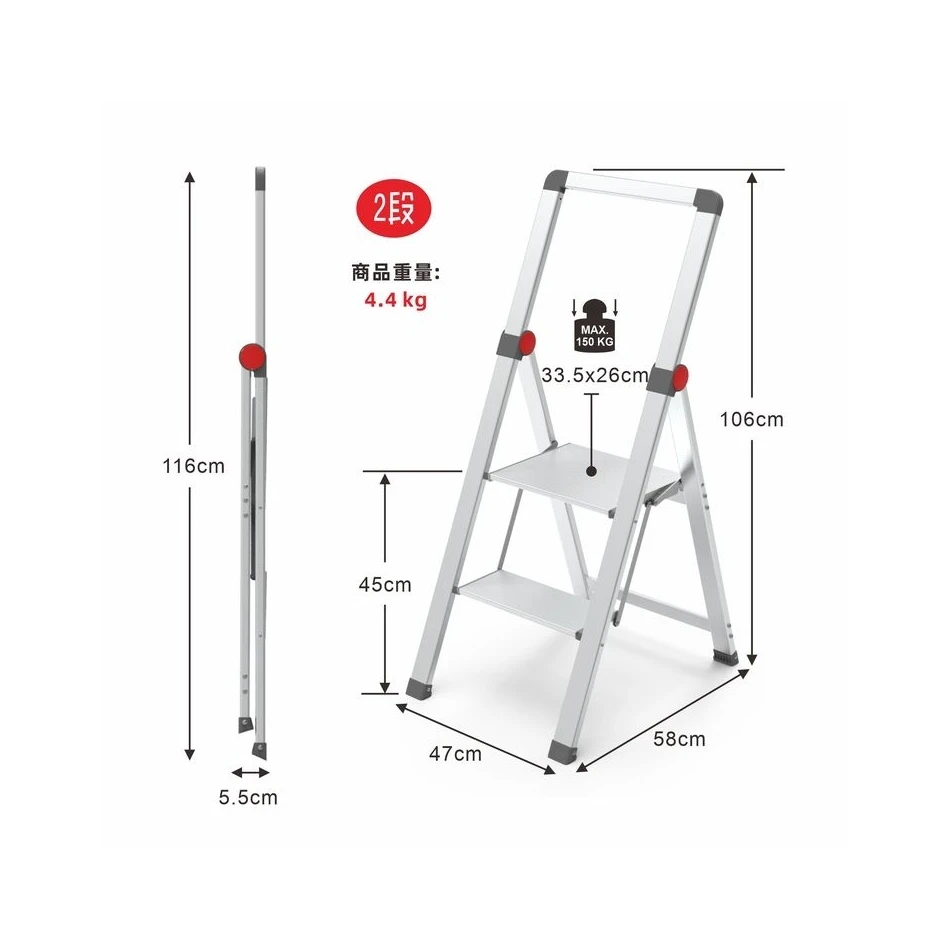 重型定制铝阶梯梯子铝折叠梯子 Buy 铝制梯子 折叠梯 铝制梯凳product On Alibaba Com