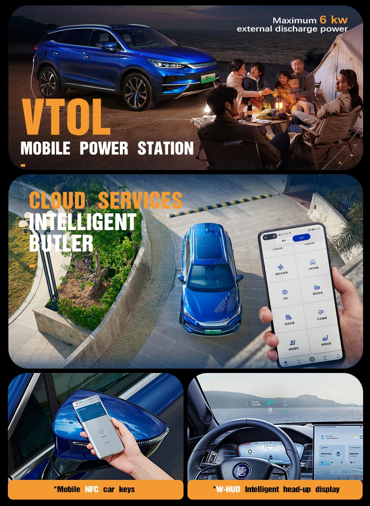 BYD Electric Car RHD Flagship Luxury SUV - 7 Seats, 380 KW Power