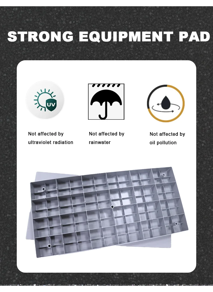 AC PARTS Pad Mount Condensing Equipment Unit Pad manufacture