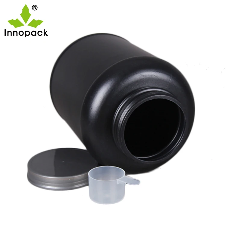 HDPE Wide Mouth 3 Liter Plastic Jar/Bottle/Container for Protein Powder