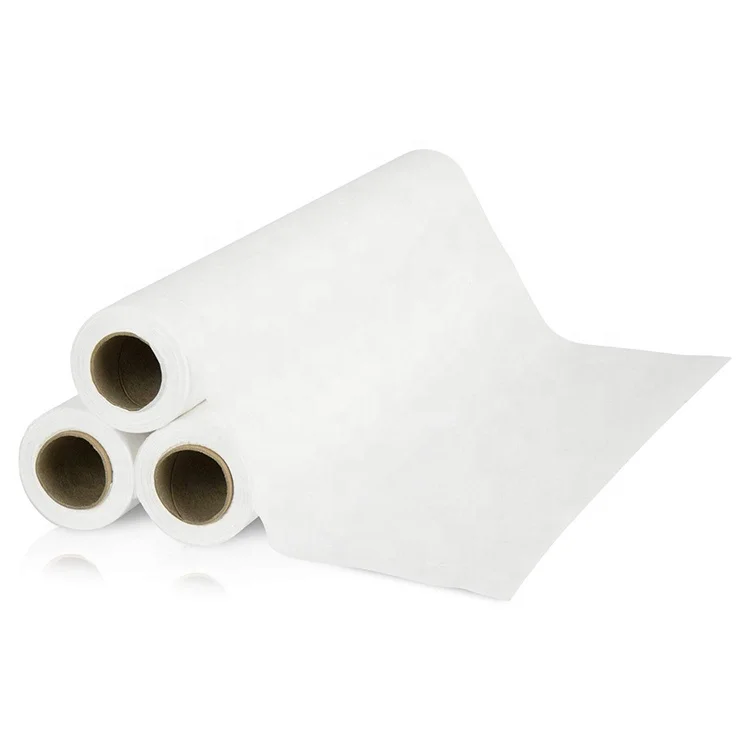 Customizable Disposable Smooth Tissue Material 21g Ultraviolet Light Disinfecting Exam Table Paper Rolls Medical for Patient
