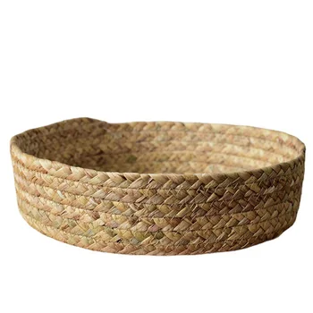 Ecofriendly Style Cotton Rope Basket Woven Storage Basket Handmade Seagrass Baskets For Kids Toy Storage