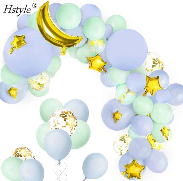 18" une étoile est née en aluminium hélium ballon Nouveau Bébé Fête Décoration Twinkle gold