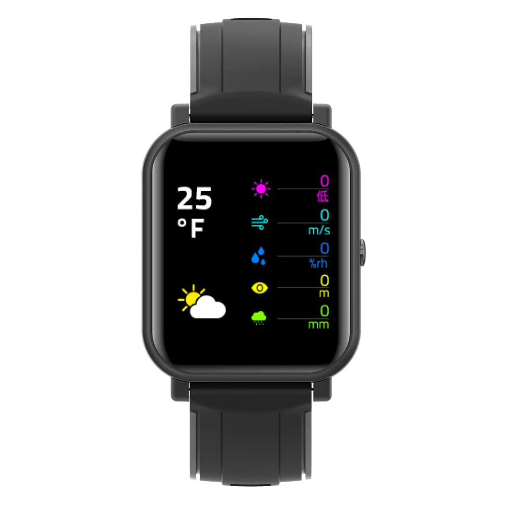 Japan Always ON Memory LCD Screen 1.28 Inch Fitness Smart Watch IP68 Waterproof SMA Smart Care Q3 Smart Watch