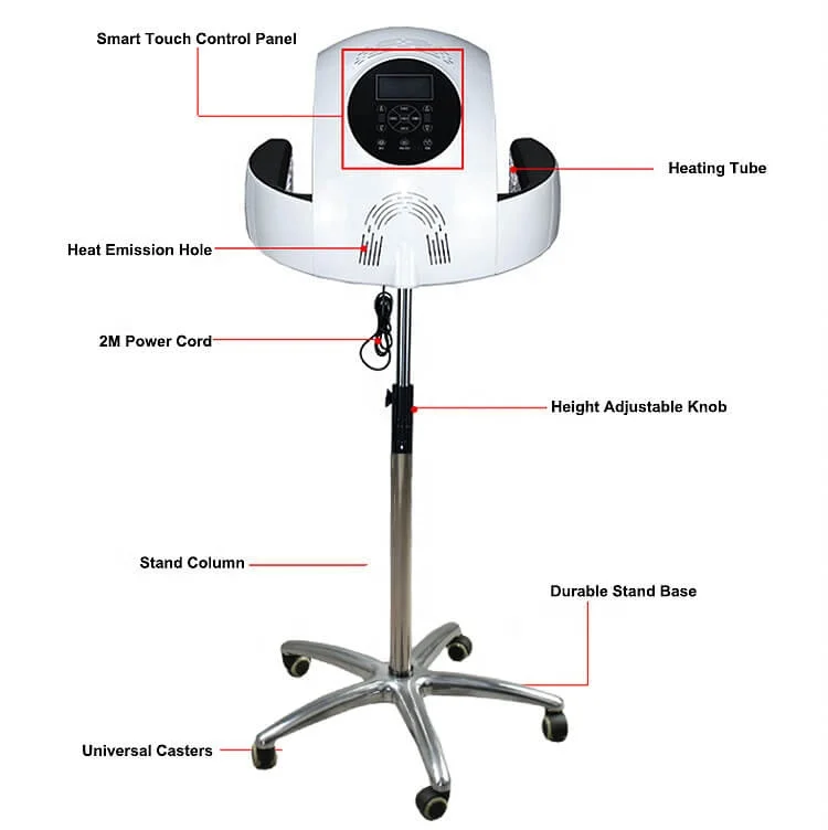 Efficient Multi-Purpose Salon Hair Styling Tools Big Sized Hair Dryer and Color Processor Standing Hair Accelerator