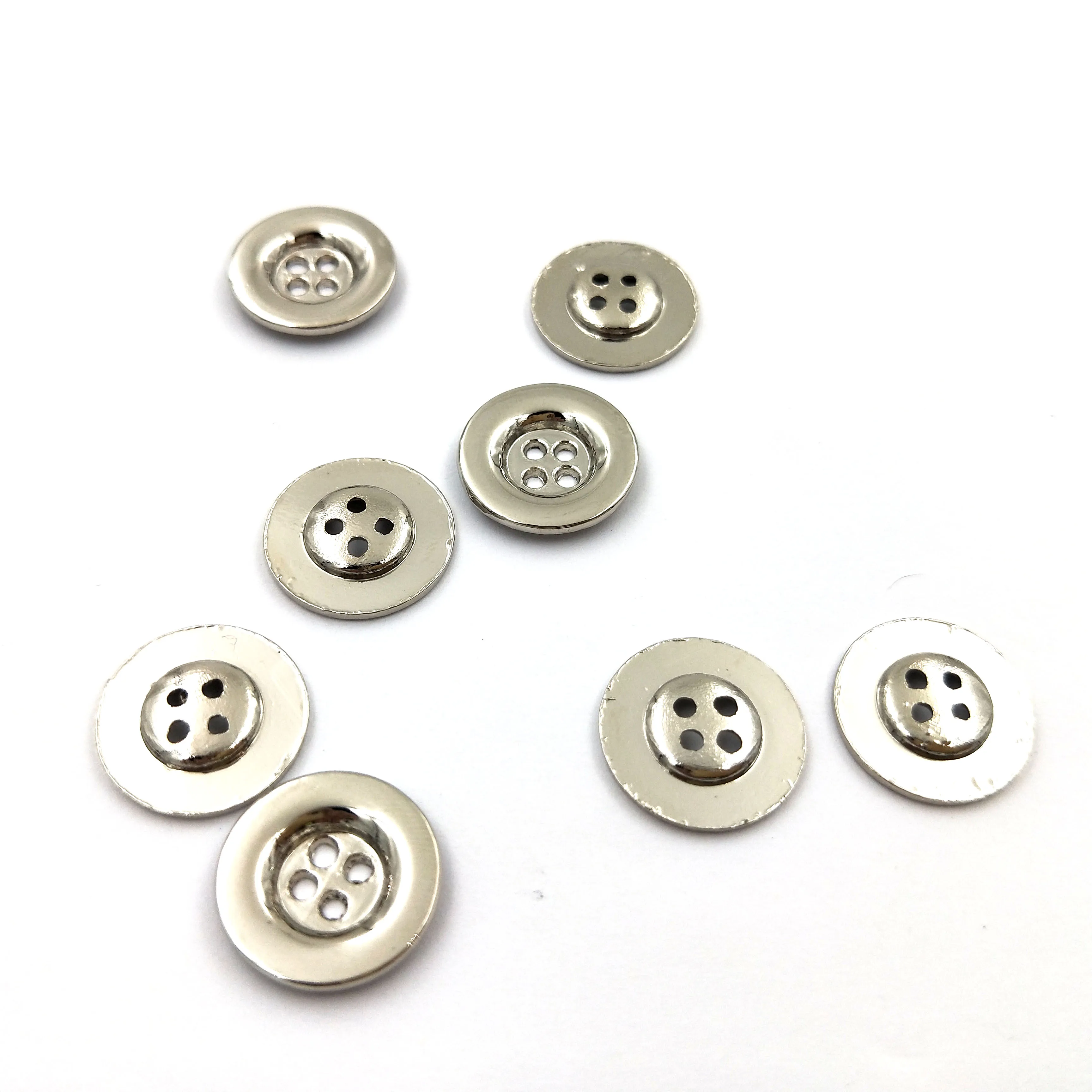 fancy four holes metal buttons for