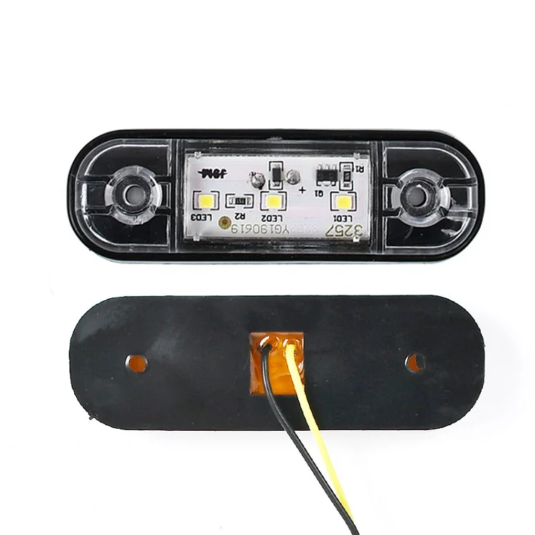 Led Amber Red White Green Blue Truck Side Marker Light 12-24v Universal Voltage  0