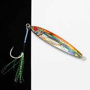 20g 35g 60g 80g 3D Print Metal Jig Fishing Lures Lead Jigging Lures Ashore Long Casting Metal Jig Lure – Metal Jig – view 5
