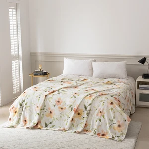 Custom Microfiber Flannel Blanket 3D Digital Printing Blankets for Winter King Size