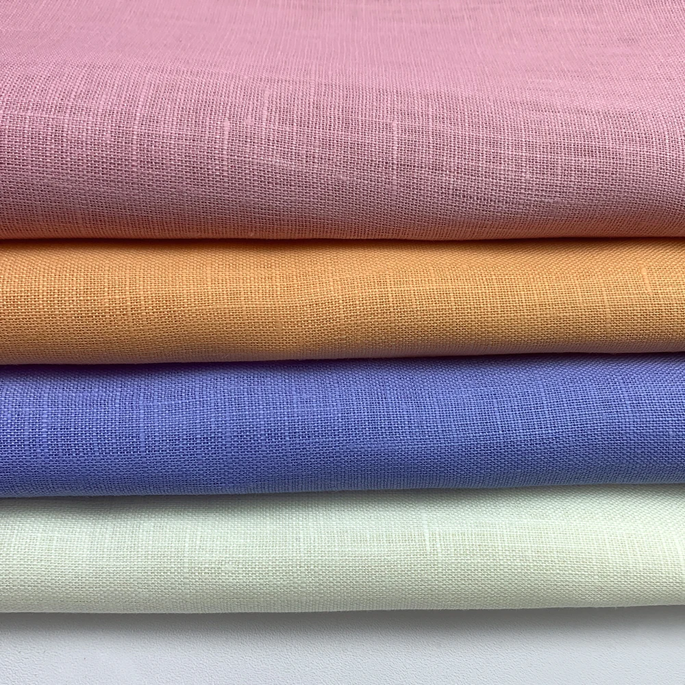 OEKO-TEX 100 Certified 100% Pure Linen Fabric for Clothing