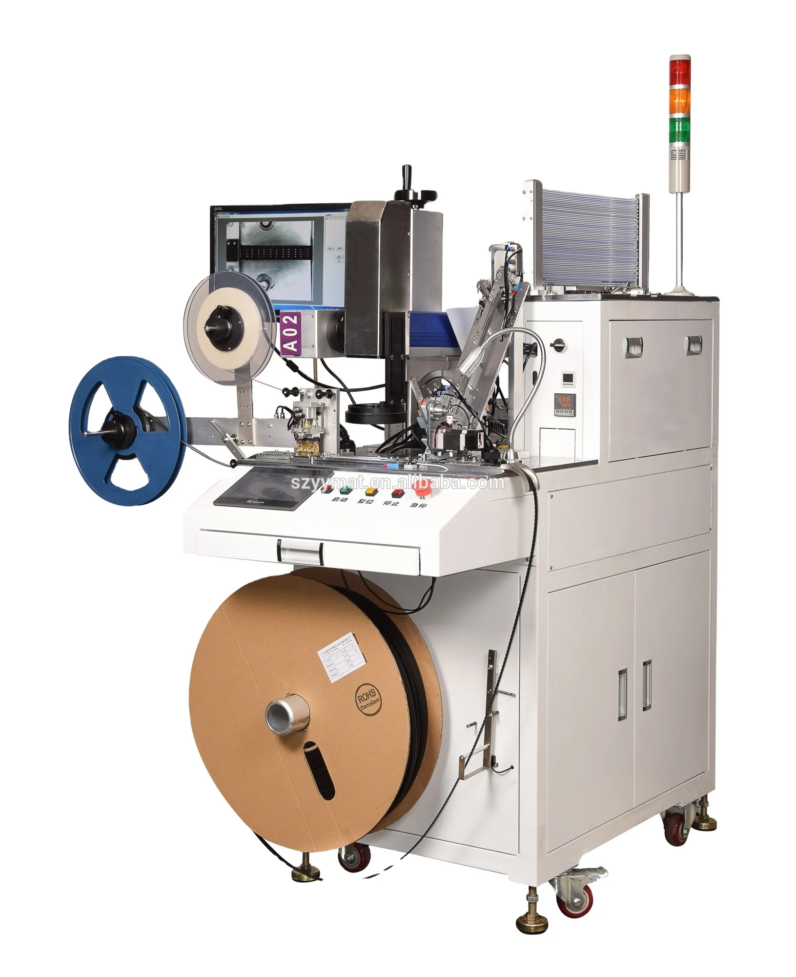 High Quality SOP so IC TSSOP MSOP Resistors 0603 0805 1206 Tape and Reel Automatic Smd Packaging Machine with Tube Input