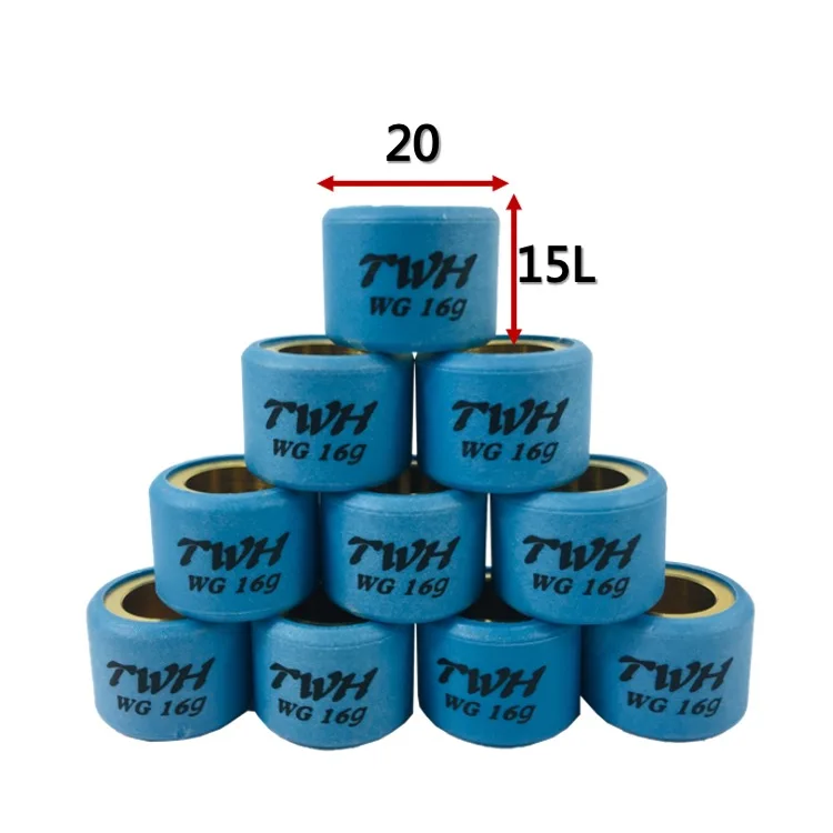 TWH GY6 Scooter Variator Roller Weights - 10g 18x14mm For Honda & Other Models