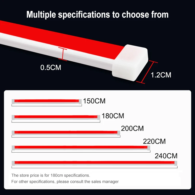 1.8m Car Hood Flexible Led Strip Light Daytime Running Long Car Hood ...