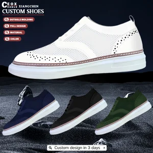 Men's Custom Logo Low Top Sneakers for Spring/ Autumn Non-slip Retro Casual Walking Shoes Lace-Up Luxury Original Shoes Summer