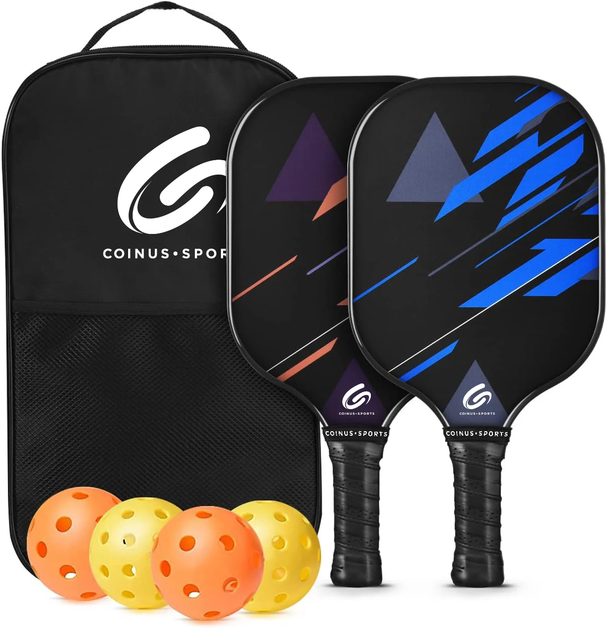 Usapa High Quality Custom Logo 14mm 16mm Pickleball Paddles Set Of 2 ...