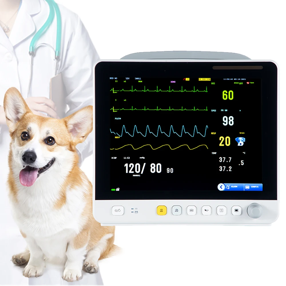 Yonker Veterinary Monitor Cat Dog Multi-parameter Vital Signs Vet ...