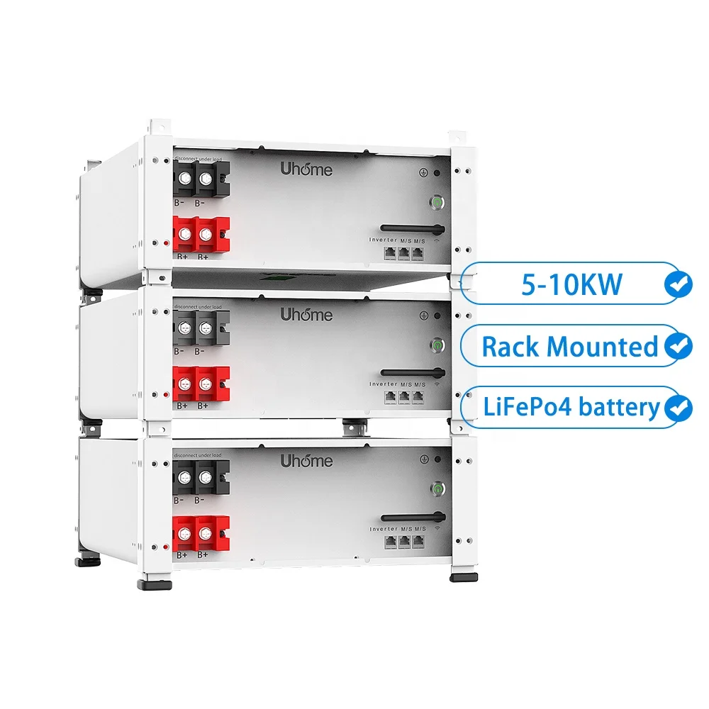 Lovsun Long warranty 51.2V 48V 50ah 100ah 200ah 5.12kwh 10.24kwh Lifepo4 solid state lithium battery rack for home solar system