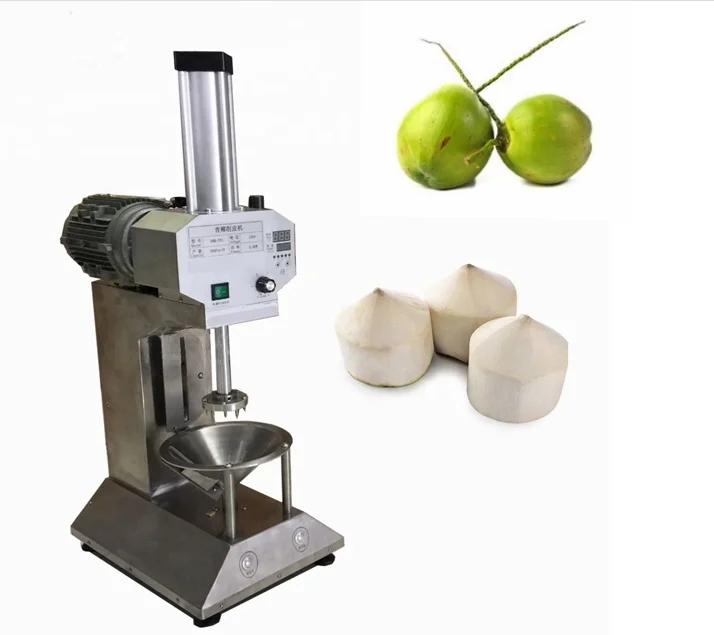 Hot Sale Automatic Coconut Cutting Green Coconut Peel Cutting Machine Price