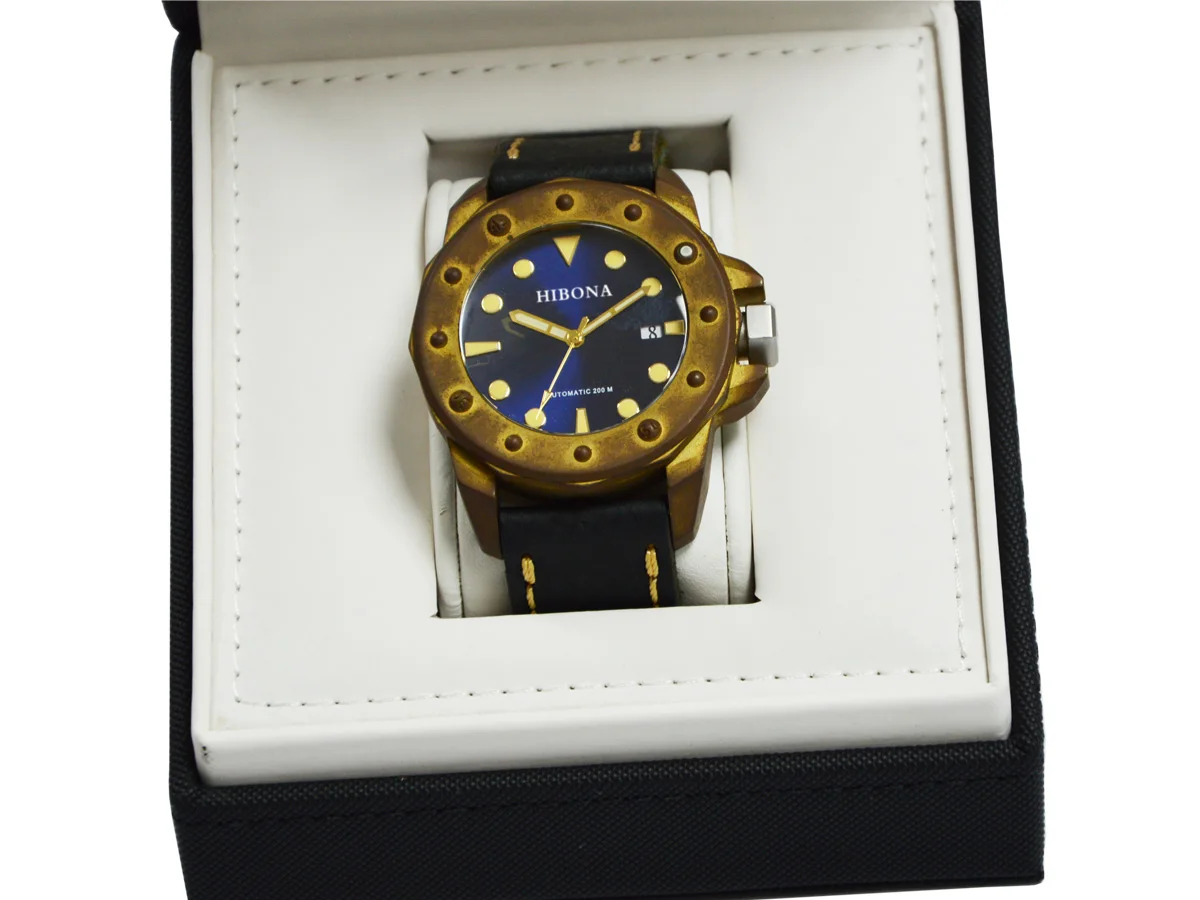 Смотреть relojes автоматические винтажные часы для дайвинга мужские стальные часы из бронзы